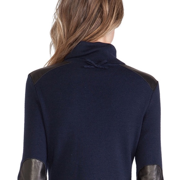 ❌SOLD❌ Kate Spade Leather Patch Dress - Picture 3 of 6